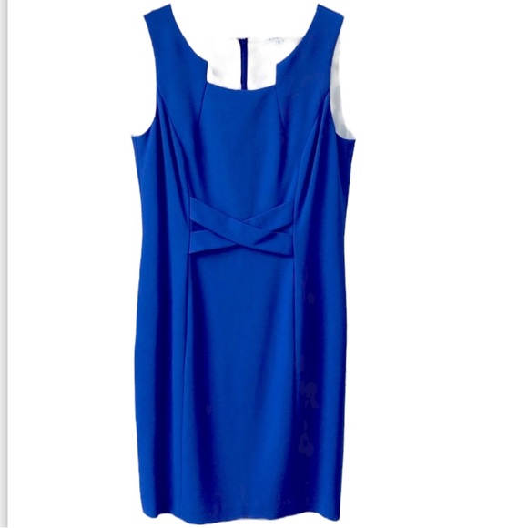 ANTONIO MELANI Dresses & Skirts - Antonio Melani Blue Sleeveless Sheath
